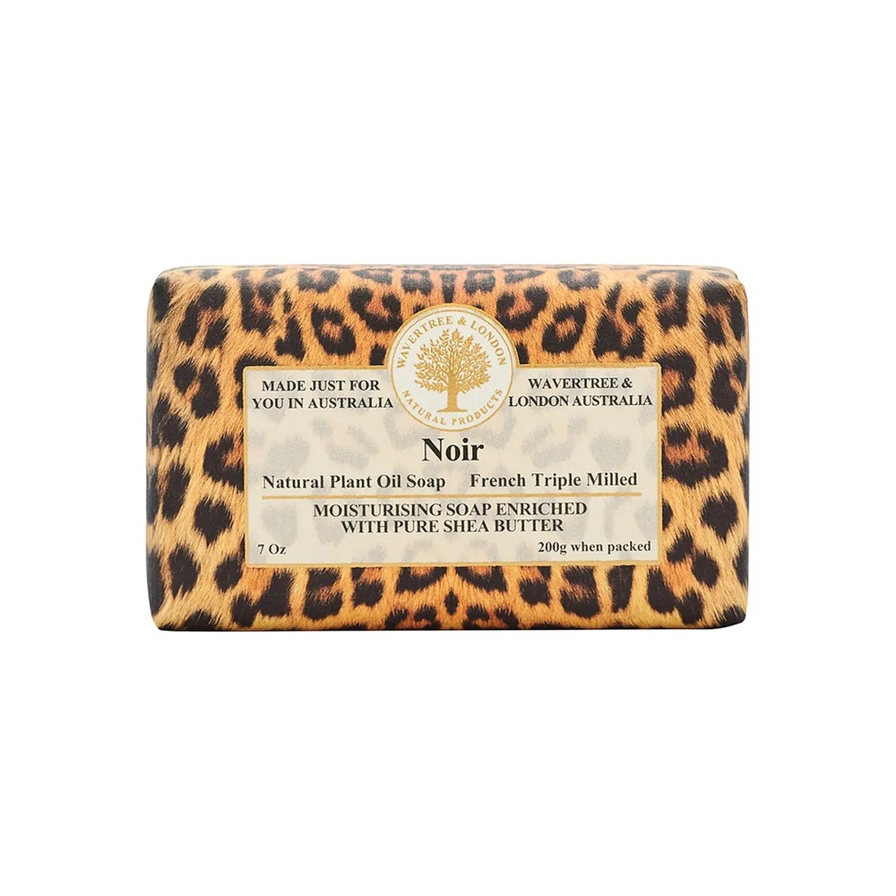 Wavertree & London Noir Luxury Hand & Body Soap Bars Set of 8